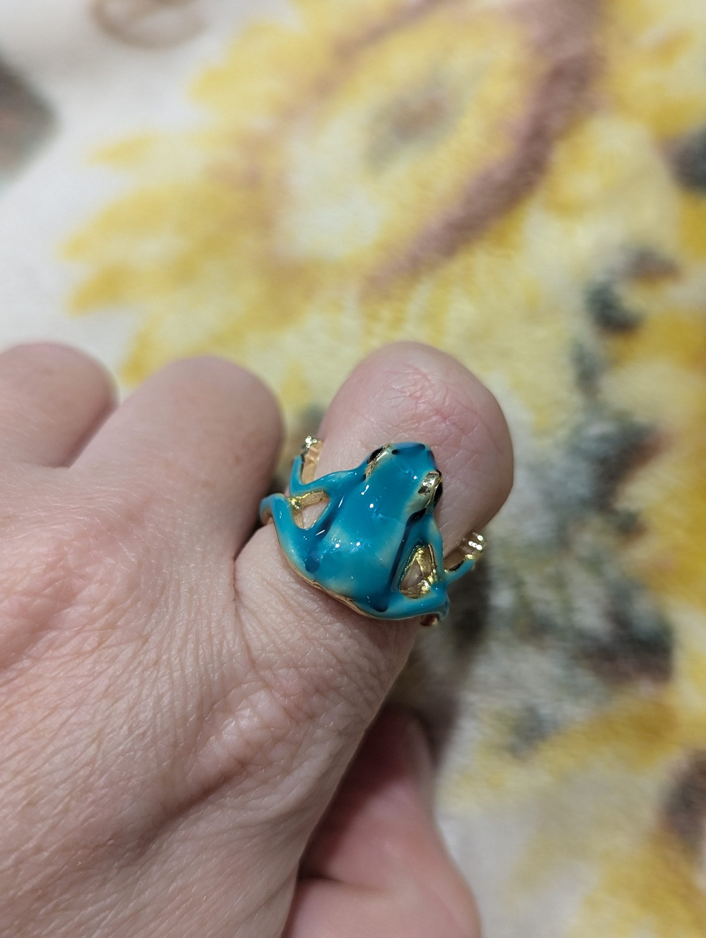 🌿Spring Hot Sale 49% OFF💥 Mini Green Tree Frog Ring