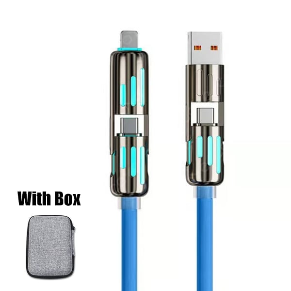 🔥Last Day 49% OFF🔥 4-in-1 USB Charging Cable fast charging (With Box)