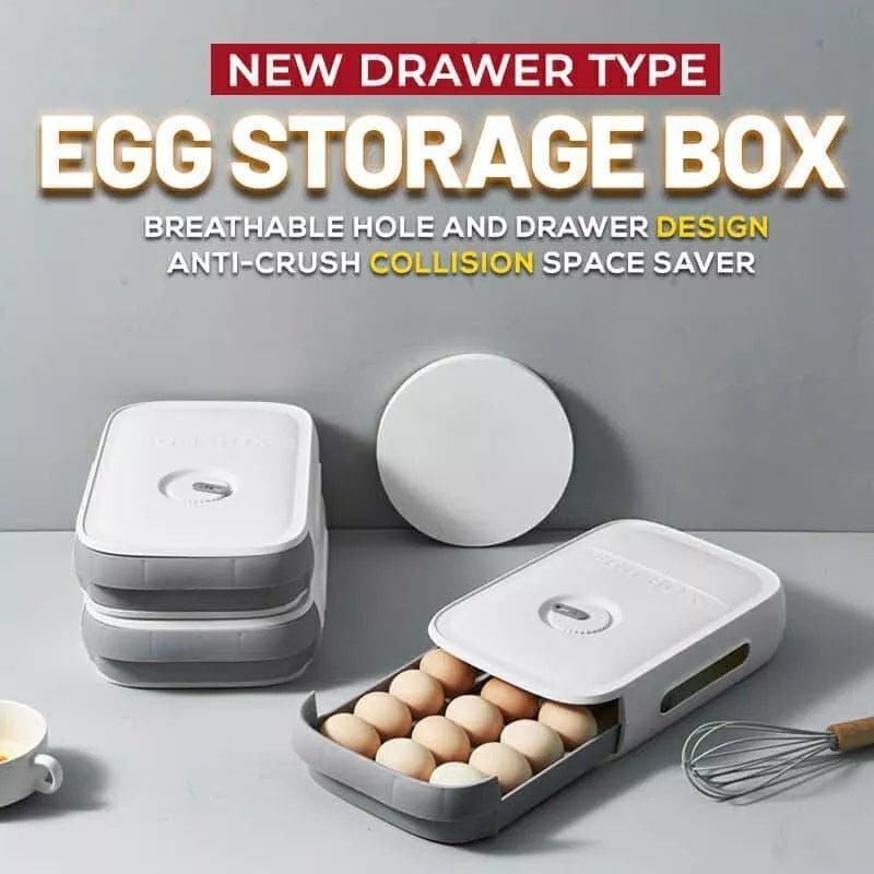 (🔥HOT SALE NOW - 48% OFF)NEW DRAWER TYPE EGG STORAGE BOX