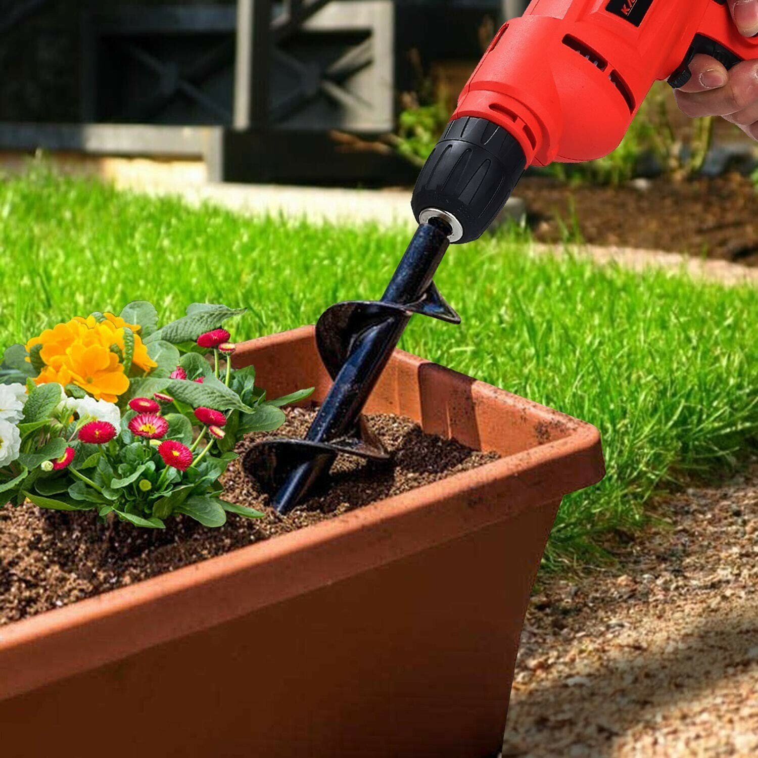 🔥LAST DAY SALE 50% OFF🔥Easy Gardening Auger Spiral Drill Bit