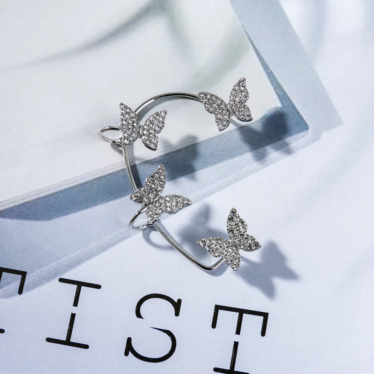 (🔥Women's Day Hot Sale- 48% OFF) Butterfly Ear Cuffs- Buy 2 Free Shipping
