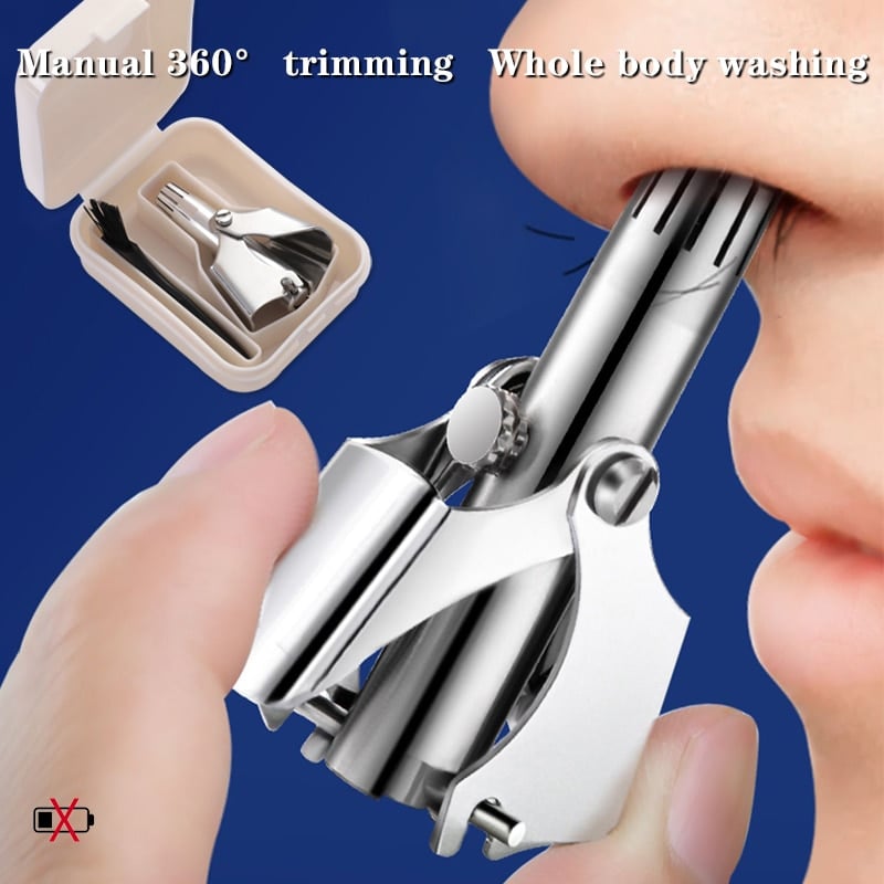 🔥Last day 50% OFF-Washable Stainless Steel Nose Ear Hair Trimmer（🔥Buy 3 Get 2 Free & Free Shipping）