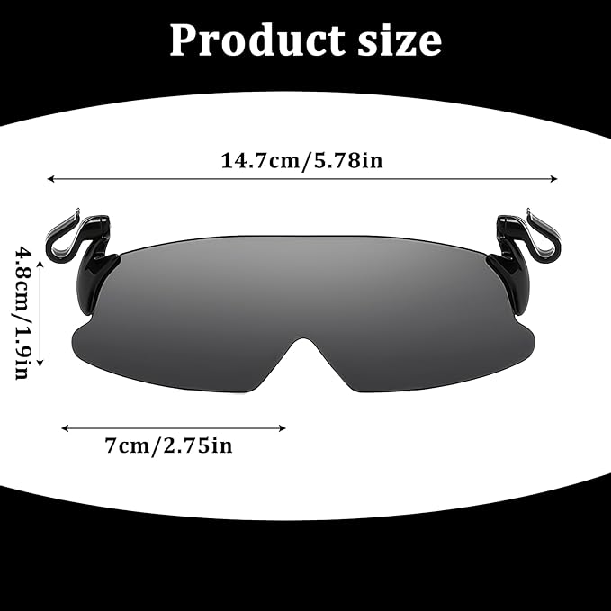 ⏰Last day 70% OFF🔥-2025 New Polarized Clip Cap Sunglasses