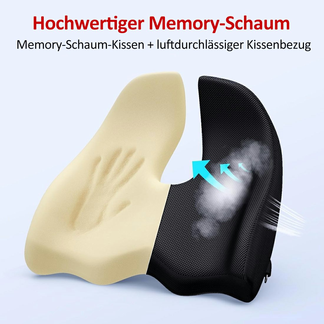 🔥LETZTER TAG 49 % RABATT🔥Ergonomisches Sitzkissen aus Memory Foam