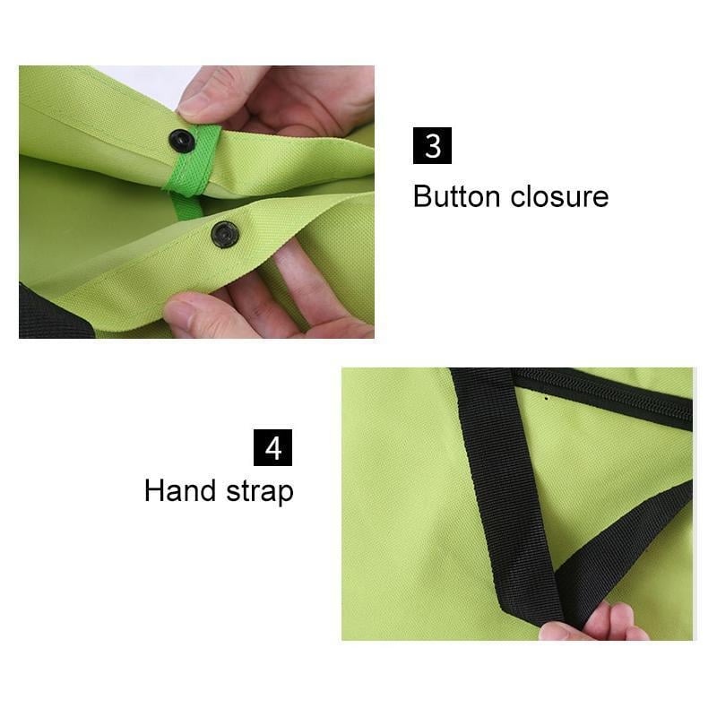 💥Clearance Sale 🛒2-in-1 Shopping Bag Folding Green Bag