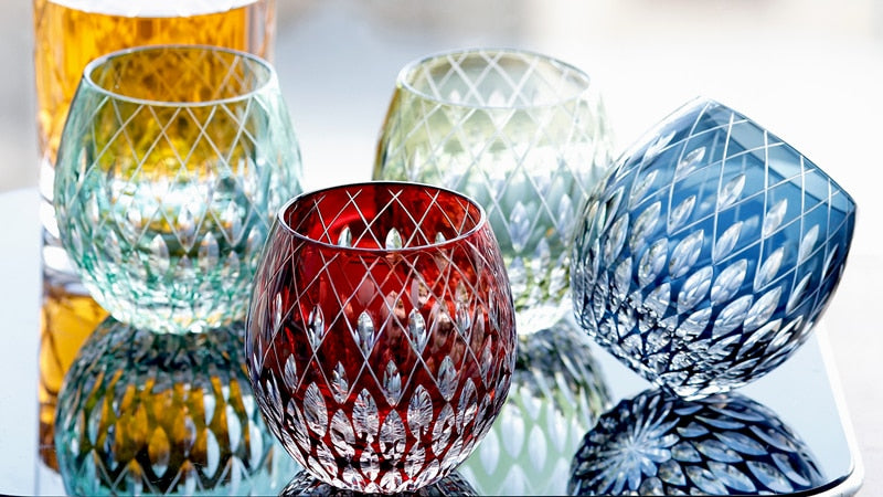 Edo Kiriko Ren Glass
