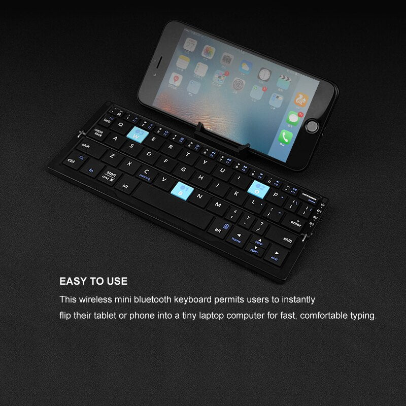 🌲CHRISTMAS HOT SALE🎁Bluetooth Folding Mini Keyboard-FREE SHIPPING
