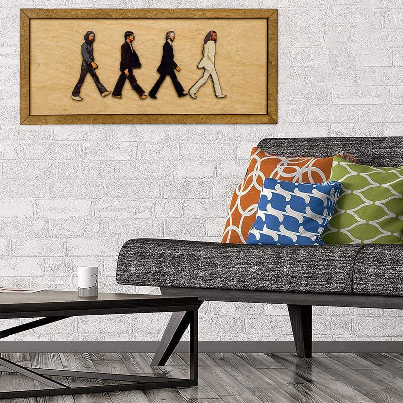 🔥Last Day 60% OFF - The Beatles Framed Abbey Road Portrait