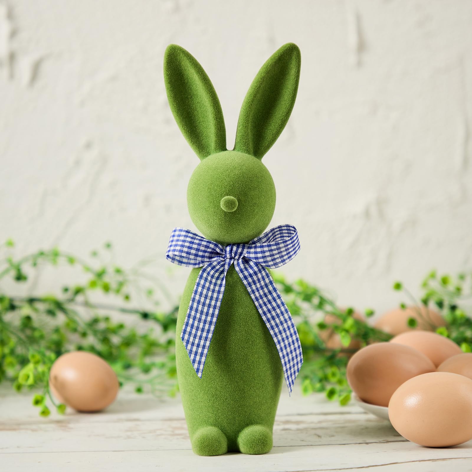 🔥HOT SALE 49% OFF - Easter Flocking Rabbit Figures Tabletop Ornament