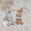 🔥Letzter Tag 49% RABATT🐰🧸Handmade crochet animal in walnut shell