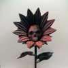 🔥LAST DAY 49% OFF 💀Forbidden Sunflower🌻 – Gothic Skull Bloom Decor