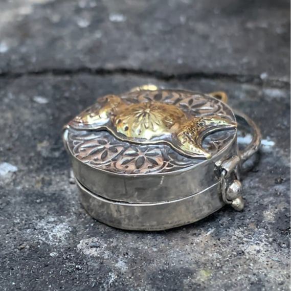 🔥LAST DAY SALE 49% OFF-925 Silver Triple Moon & Tree of Life Locket with Real Quartz Crystal