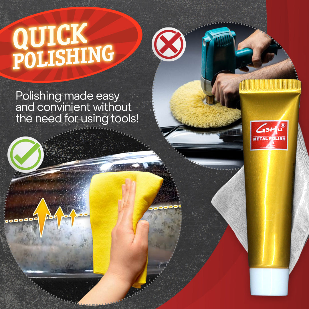 (Last Day Promotion- 50% OFF) Ultimate Metal Polishing Cream- BUY 4 GET 2 FREE