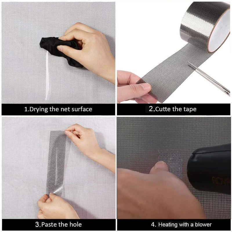 【🔥BUY 2 GET 1 FREE】Last Day Promotion 48% OFF - Prevents Intruding Insects Screen Repair Kit(2 M)