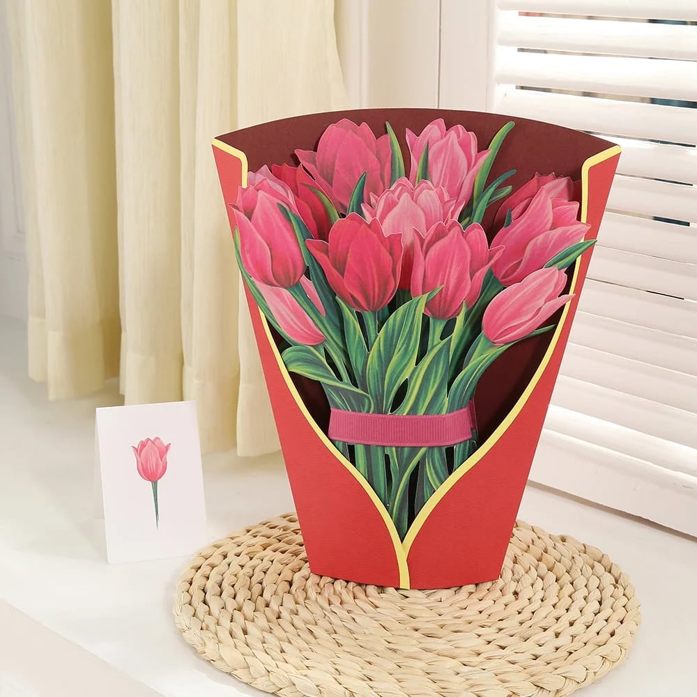 (💗Limited Time Offer-50% OFF)Pop Up Flower Bouquet Greeting Card(Buy 3 Free Shipping)