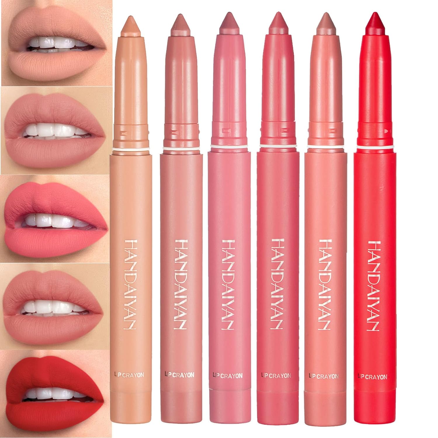 LAST DAY SALE-ROTATING SHARPENABLE MATTE LIPSTICK PENCILS