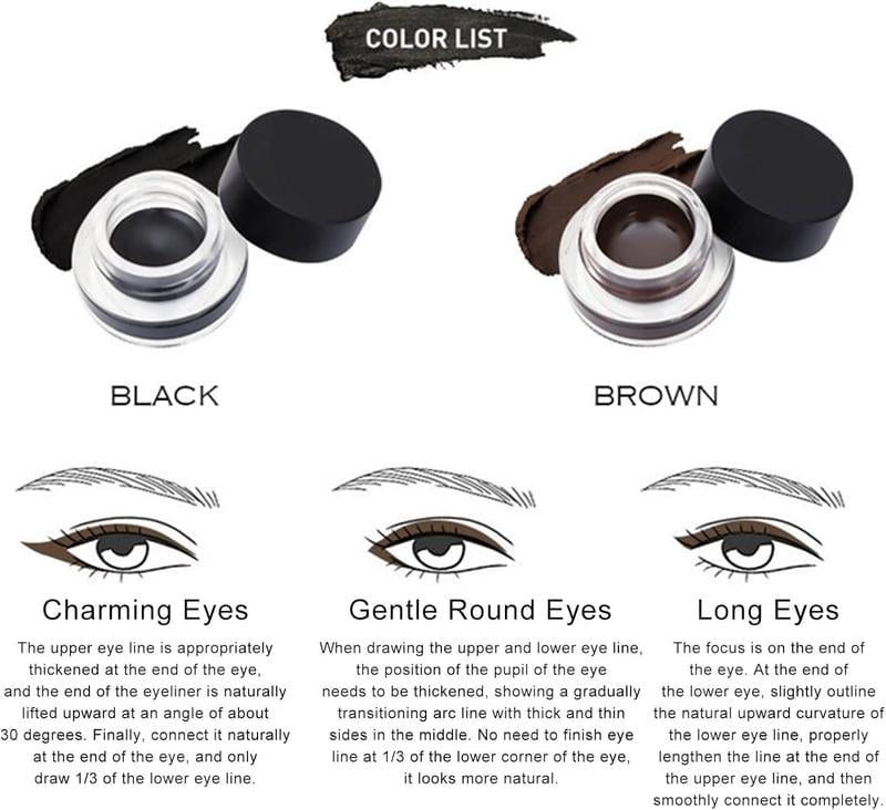 🎁TikTok Last Day Sale - 70% OFF🎉 Silicone Eye Liner Tool with Eyeliner Cream