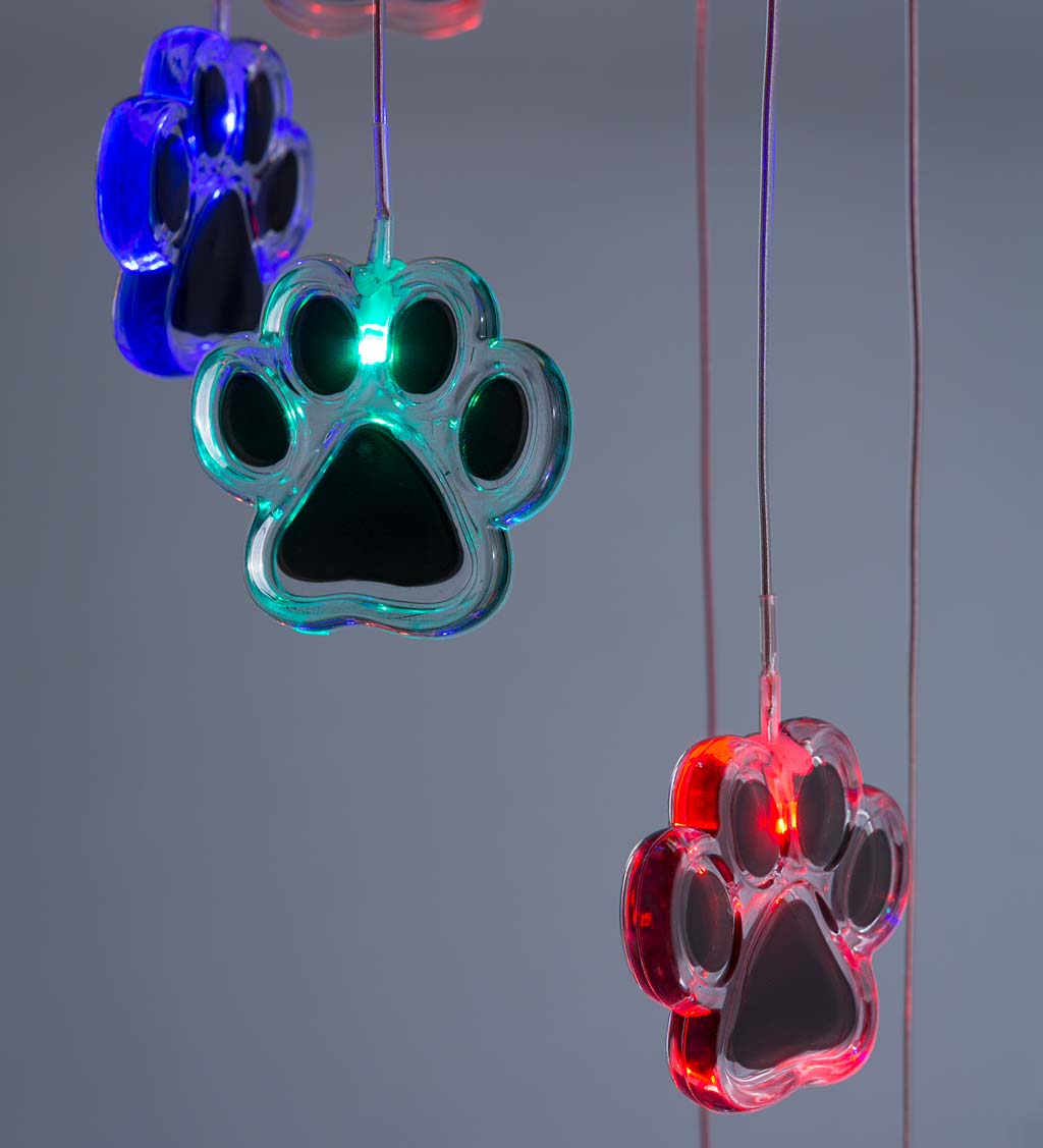 🔥Hot Sale 50% OFF🔥Paw Prints Solar Wind Chime(Buy 2 Free Shipping)