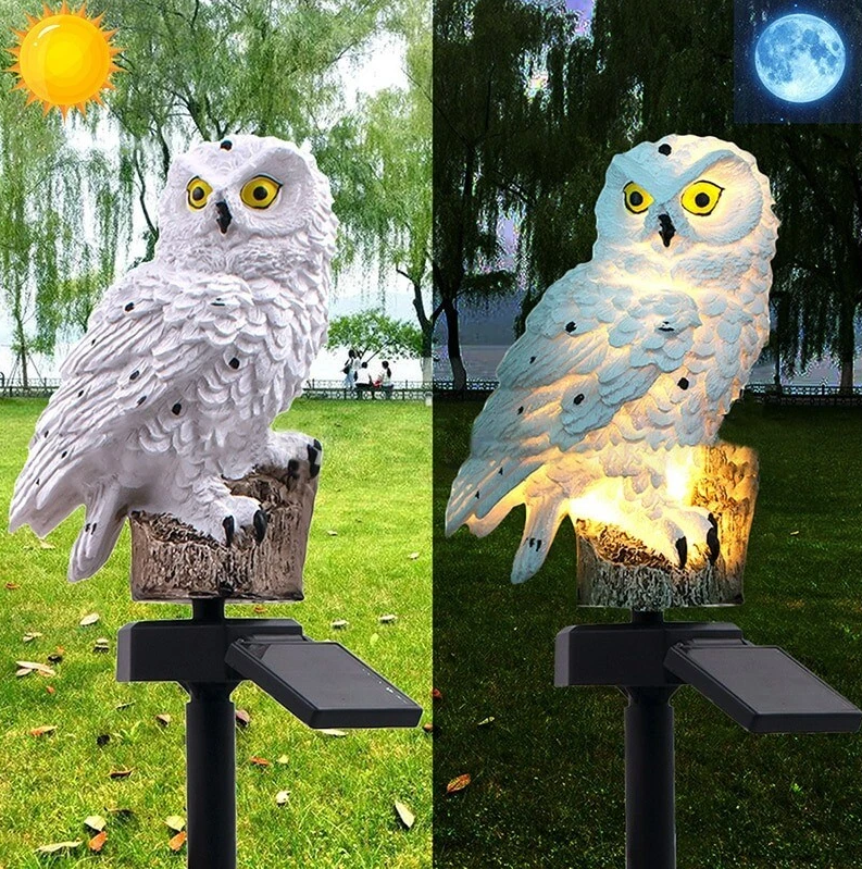 🔥Last Day Promotion 70% OFF🔥Waterproof Solar Powered Owl Lawn Light