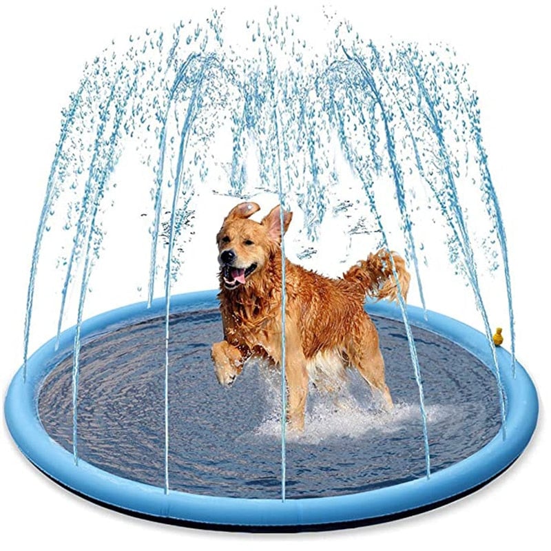 🔥Early Summer Promotion 50% OFF🔥WoofSplash™ - Refreshing Dog Sprinkler Pad（FREE Shipping Today Only）