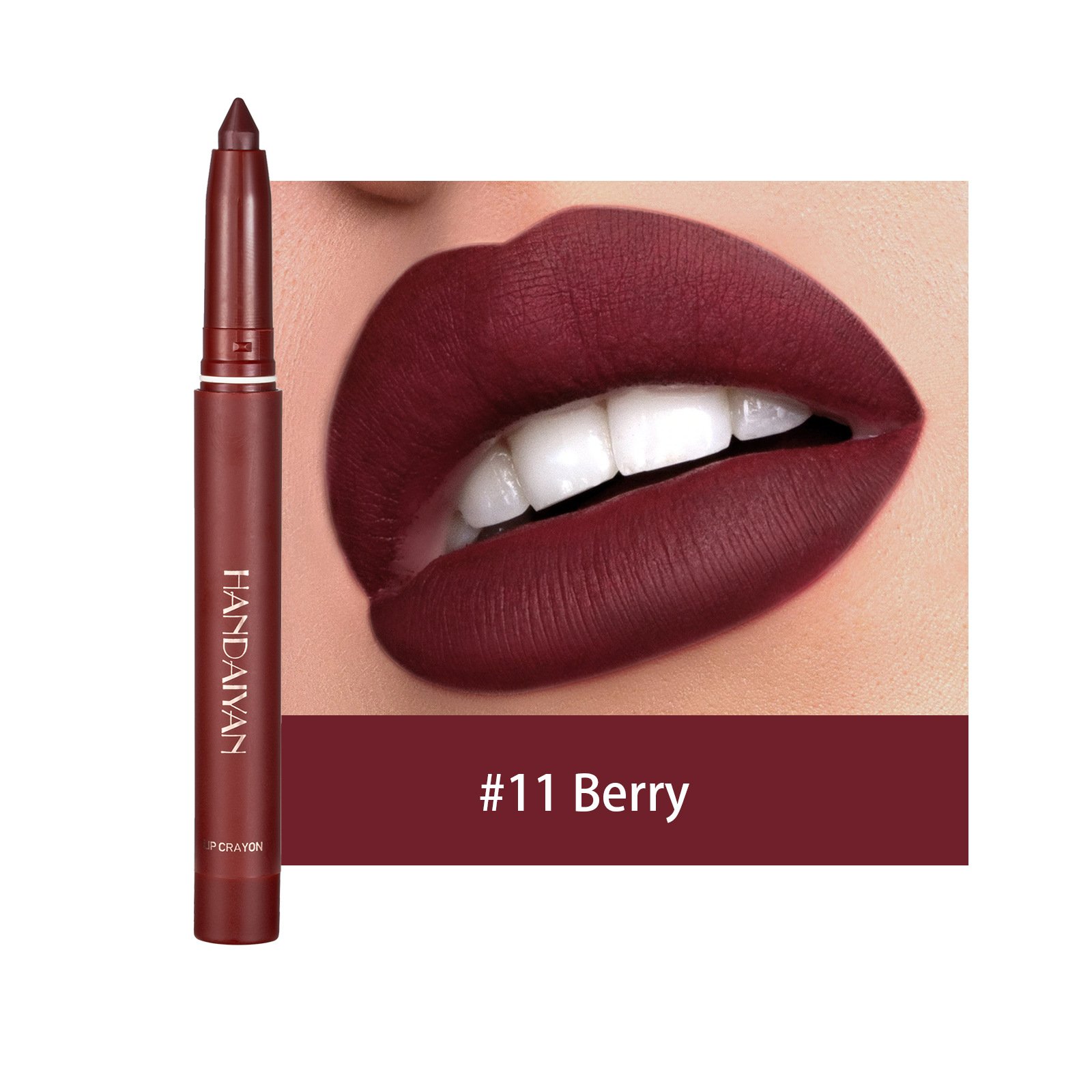 🔥Last Day Promotion 70% OFF-💋-Rotating Sharpenable Matte Lipstick Pencils