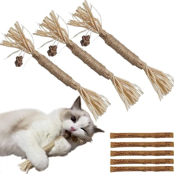 Natural Silvervine Sticks Cat Toys