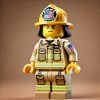 Tribute Valiant Firefighters Minifigs