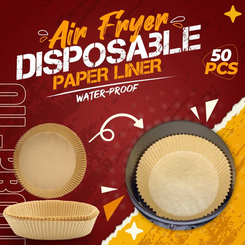 (🎄Christmas Promotion--48%OFF)Air Fryer Disposable Paper Liner--50 PCs(Buy 4 get Free shipping)
