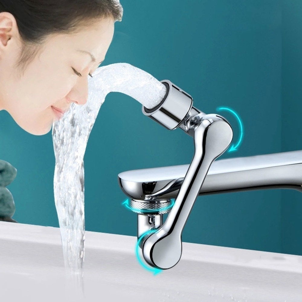 (🎄Christmas Hot Sale-49% OFF) Rotating 1080° robotic arm faucet (universal model)🔥BUY3 GET 2 FREE&FREE SHIPPING