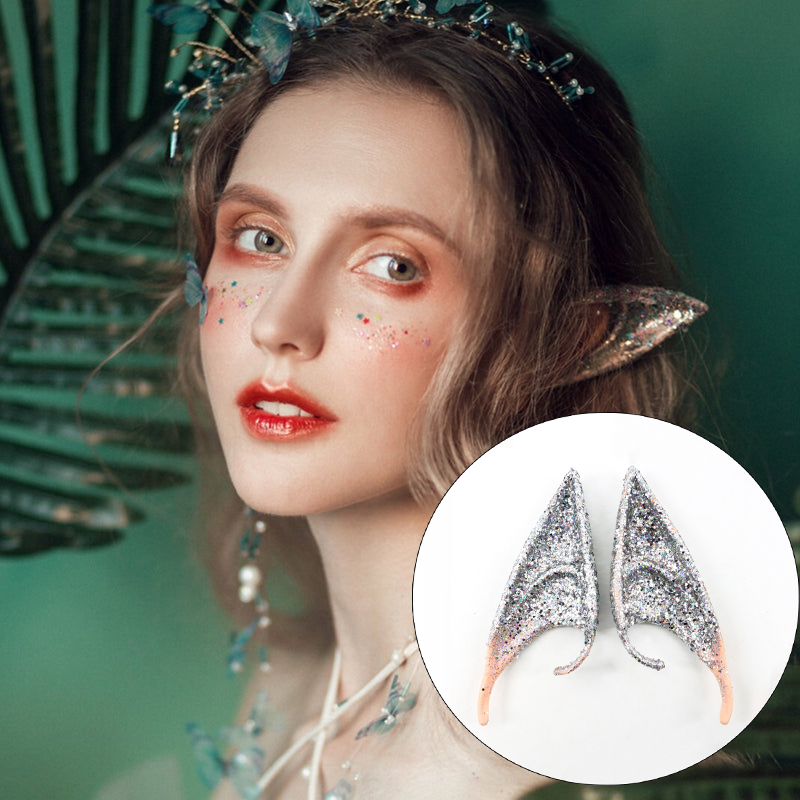 🎃HALLOWEEN PRESALE 48% OFF-Hand Made Glitter Elf Ears (BUY 3 GET FREE SHIPPING)