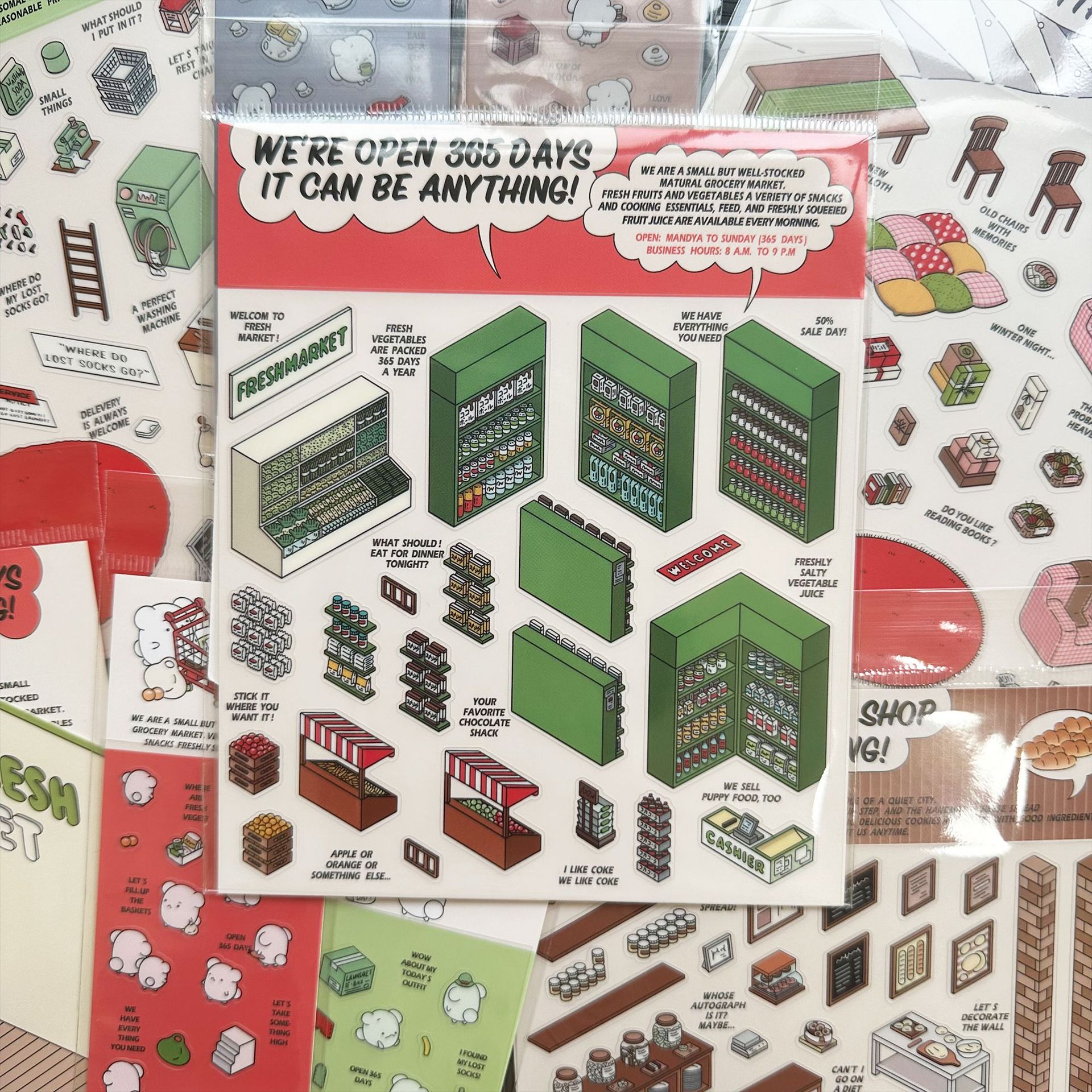 💞DIY 3D House Sticker