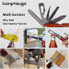 16 in 1 Multifunctional Axe Hammer Outdoor Emergency Safety Tool Saw Blade