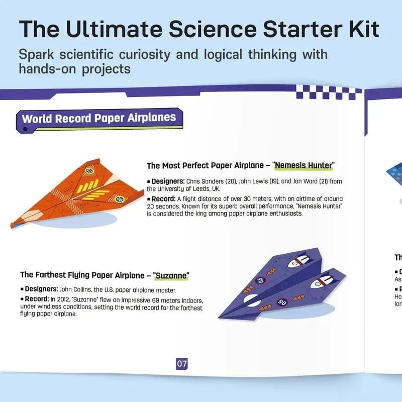 🔥Last Day Promotion 50% OFF🔥DIY Paper Airplane Book