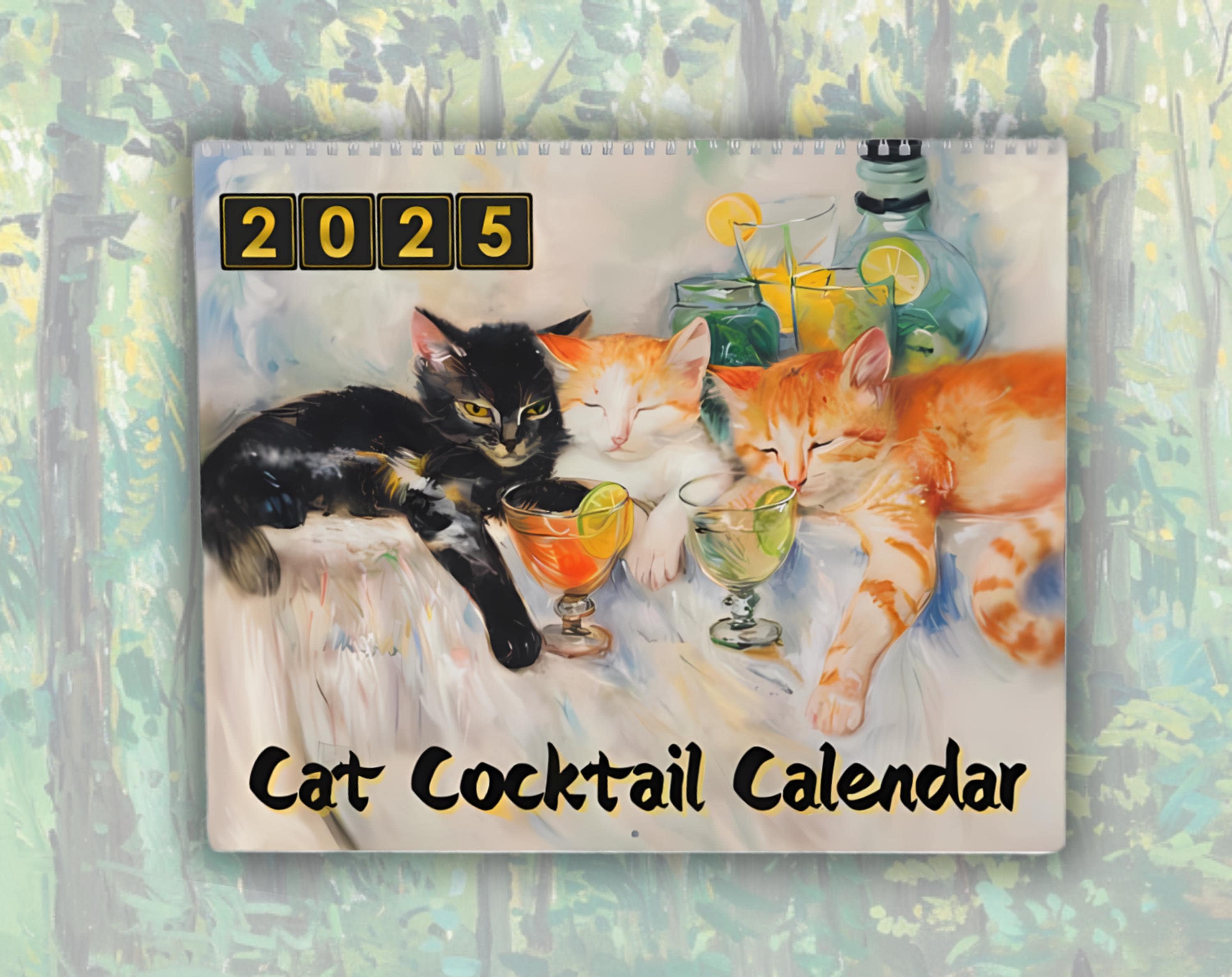 🐱2025 Drunk Cats Calendar🥂