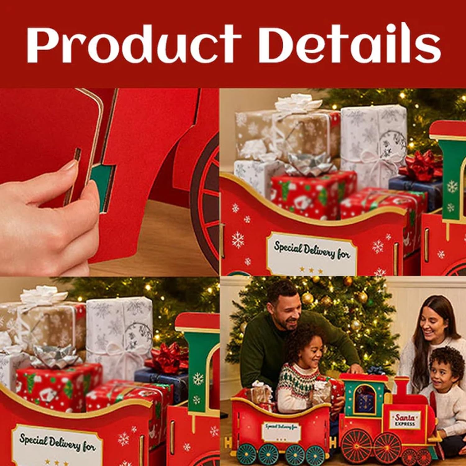 🎄TikTok Christmas Sale -70% OFF✨Santa’s Gift Train — Deliver Holiday Cheer in Style! 🚂🎄