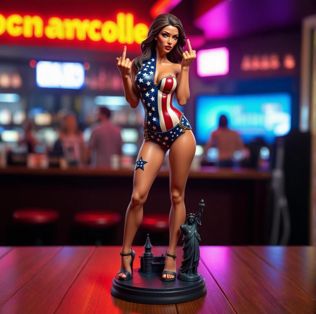 StarSpangled Allure Figure