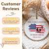 💙Charlie Kirk Quote Memorial Ornament: God Family Country