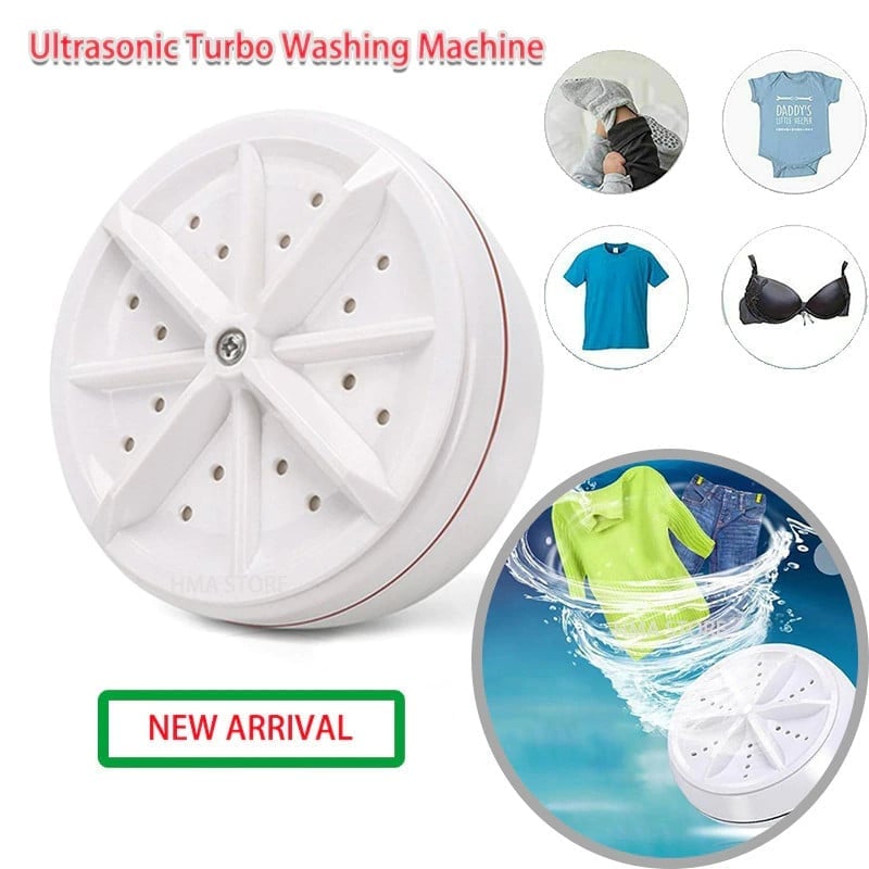 🔥LAST DAY 50% OFF🔥Portable Mini Ultrasonic Washing Machine | Buy 2 FREE SHIPPING