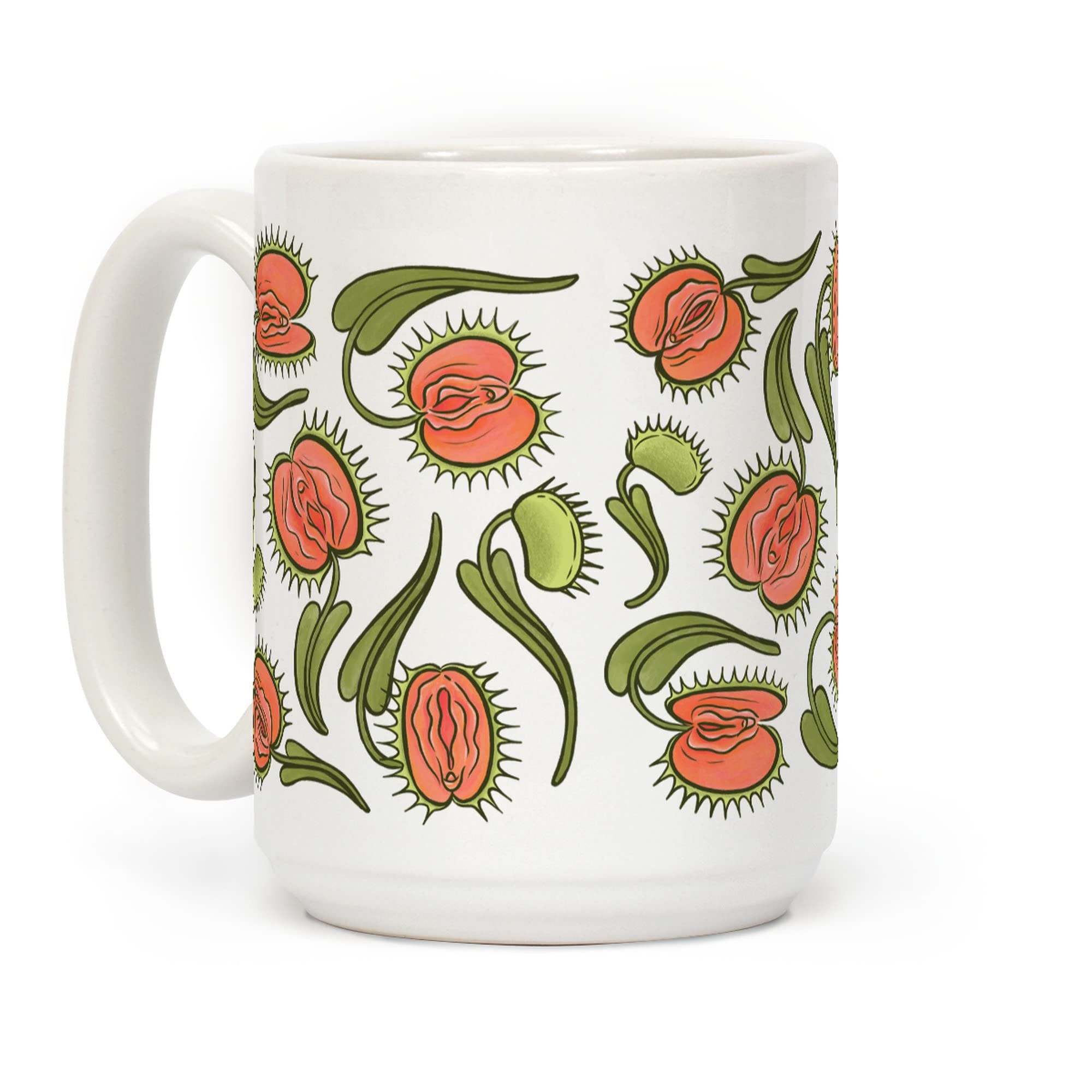Venus Flytrap Vulvas Ceramic Coffee Mug