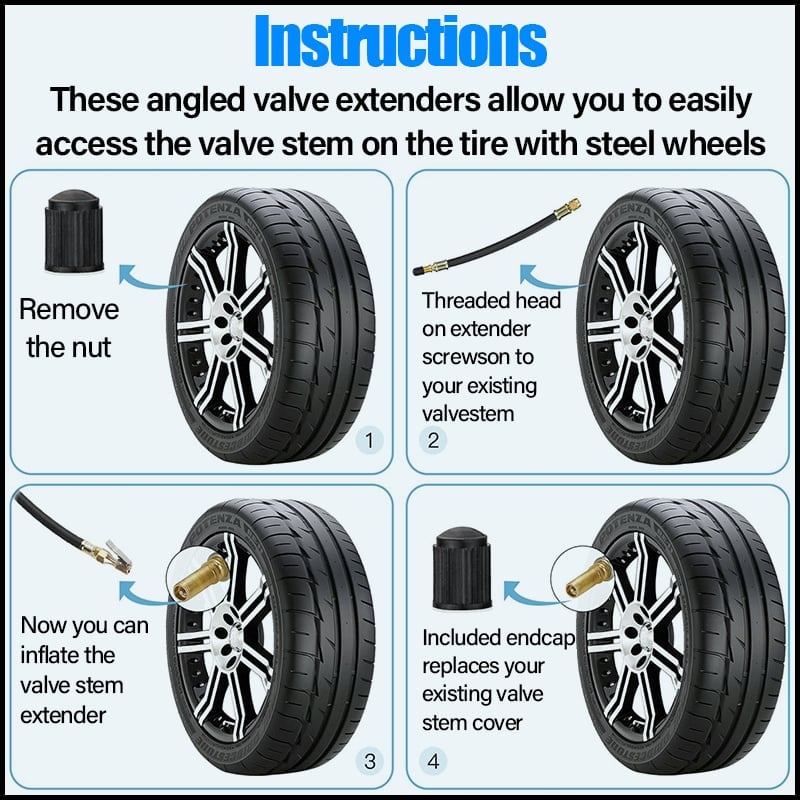 🔥Last Day Promotion 50% OFF🔥Flexible Tire Valve