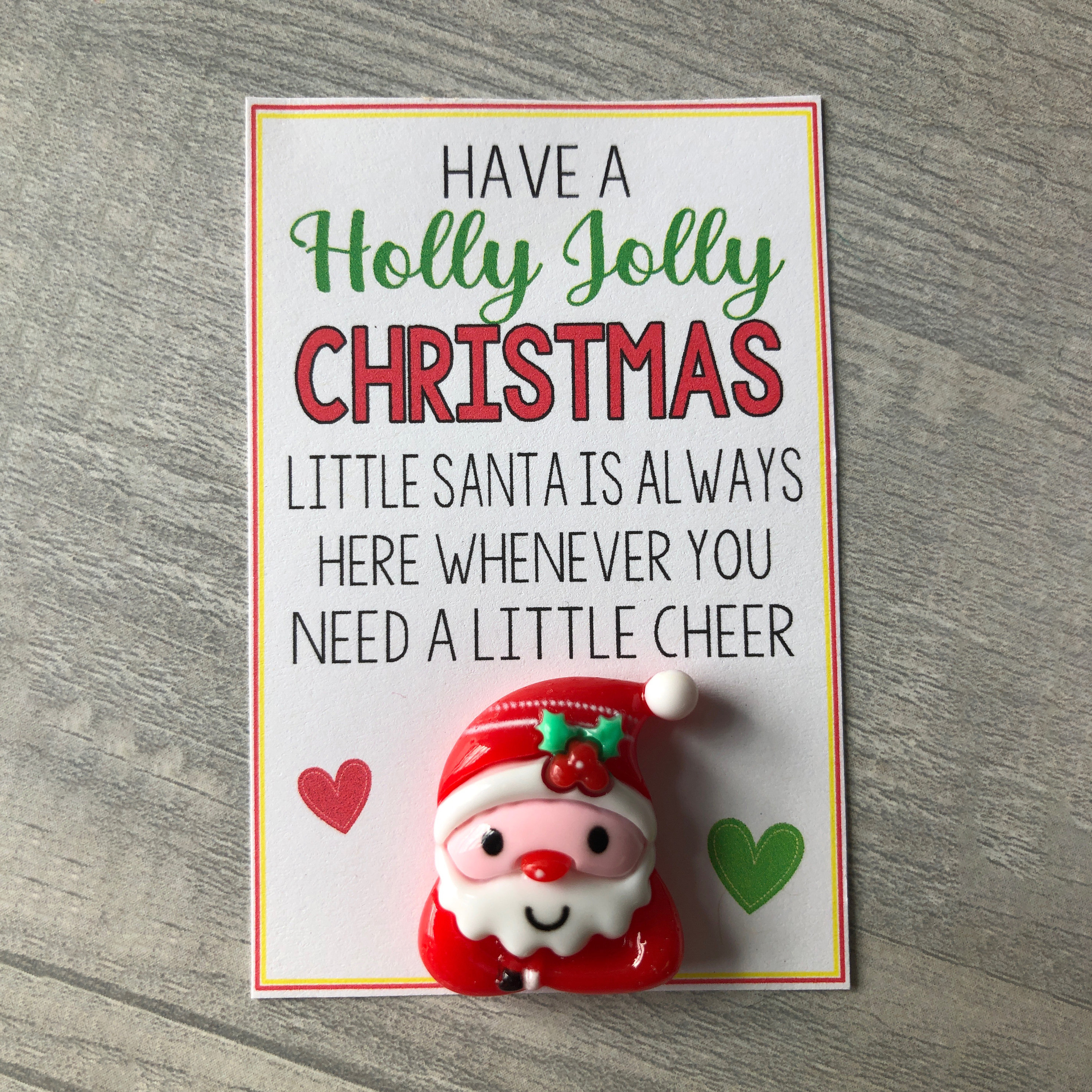❤️Cute Lucky Charm Gift-Holly Jolly Christmas