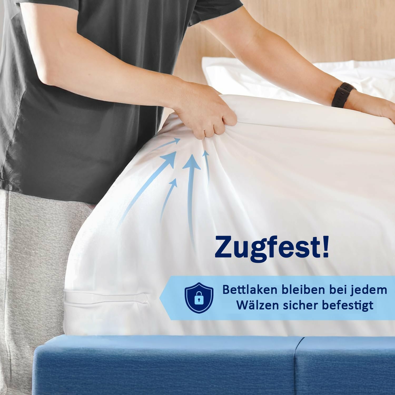 💖Letzter Tag 49 % Rabatt💖Bettlakenhalter – Halten Sie Bettlaken sicher an ihrem Platz