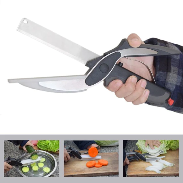 🔥Last Day Sale(70% OFF NOW)-2 In 1 Smart Cutter-✂Buy 2 Get 1 Free