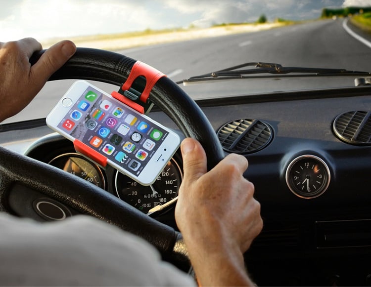 🎁TikTok Last Day Promotion -70% OFF🔥Steering Wheel Phone Holder