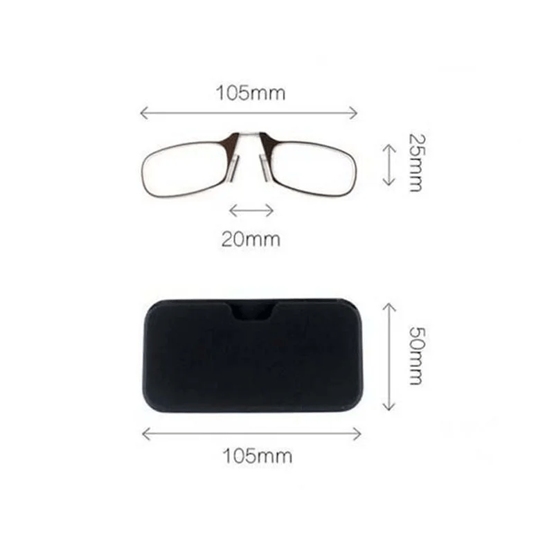 (🔥HOT SALE TODAY - 49% OFF) Legless Nose Clip Reading Glasses Mini Portable