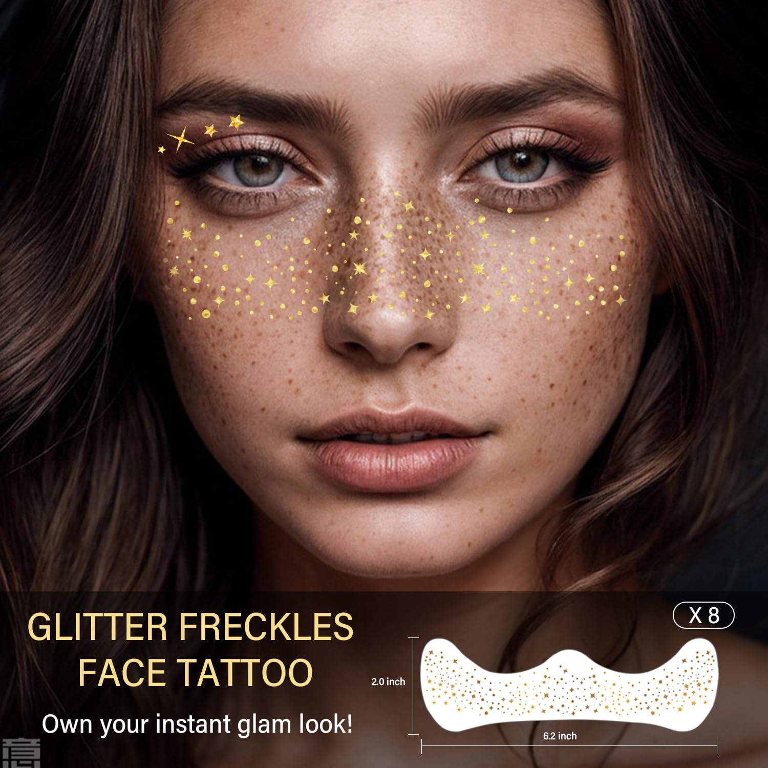 Makeup Patches - Face Glitter Makeup Speckles