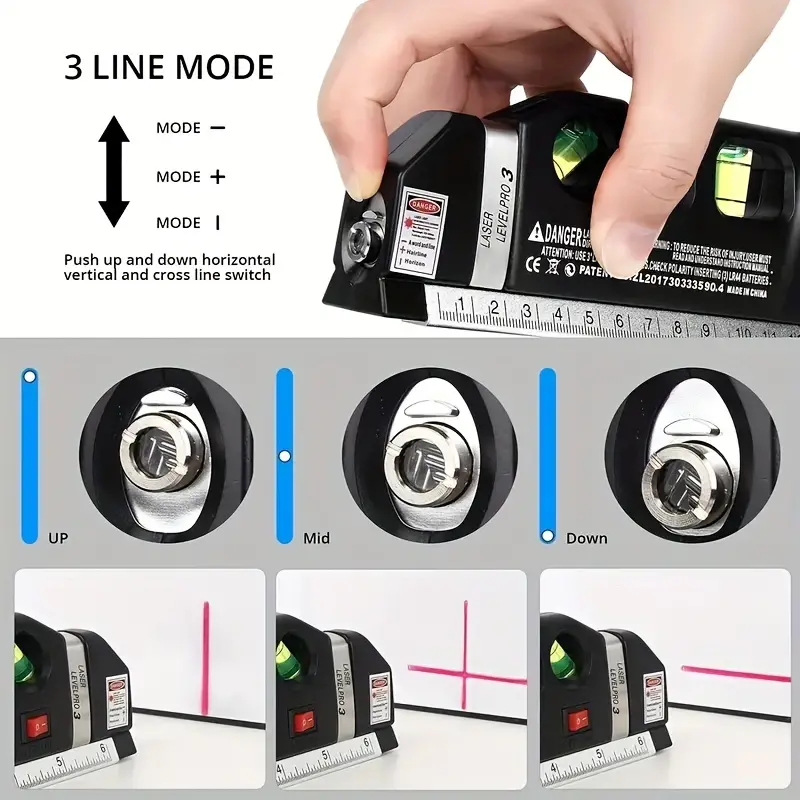 4 in 1 infrared laser level cross line laser