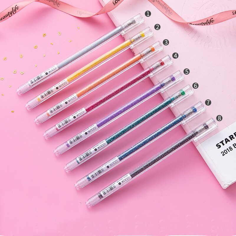 ⚡⚡Last Day Promotion 48% OFF - Glitter Gel Pen Set (🔥🔥BUY 3 GET 2 FREE & FREE SHIPPING NOW)