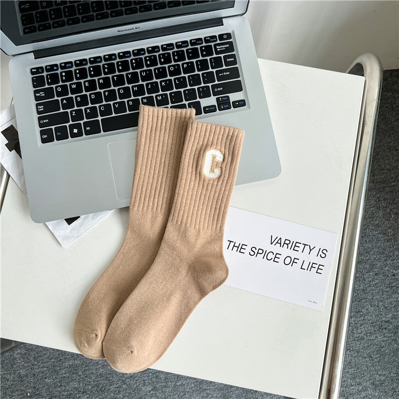 Women's socks autumn and winter cotton deodorant sports women's stockings