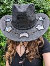 🎁TikTok Last Day Sale - 70% OFF🎉Suncatcher Cowgirl Straw Prism Hat